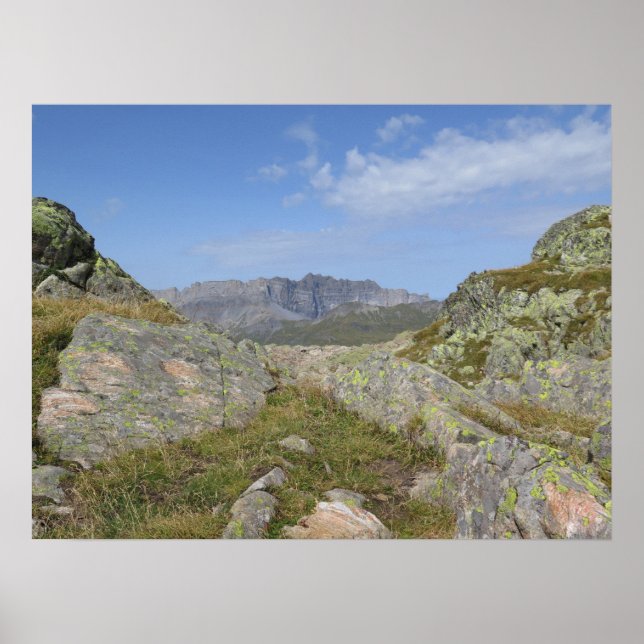 Poster Chaîne des Fiz Alpes Franceses (Frente)