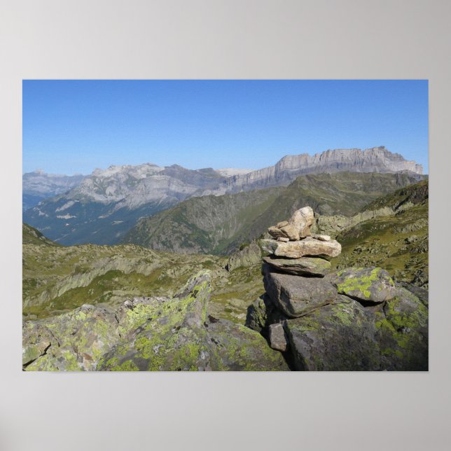 Poster Chaîne des Fiz Alpes Franceses (Frente)