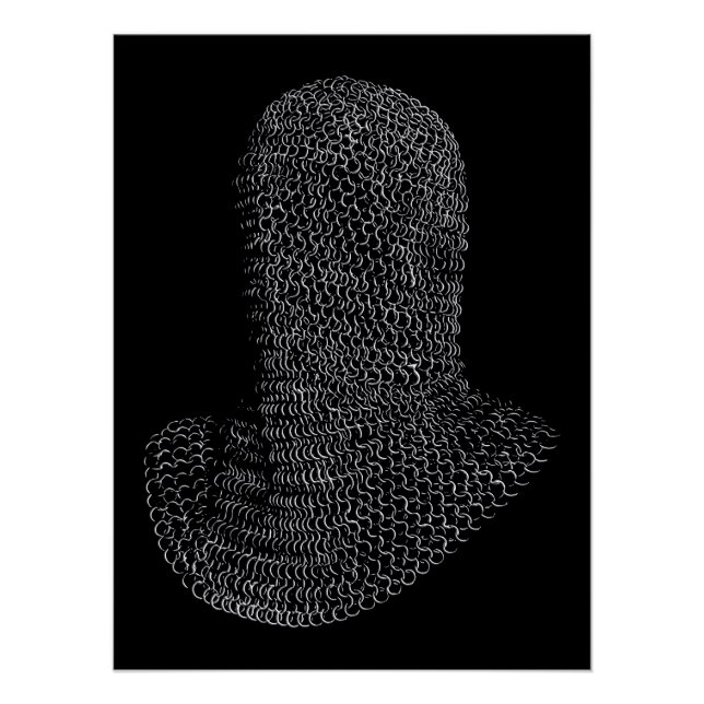 Pôster Chainmail Warrior Hood (Frente)