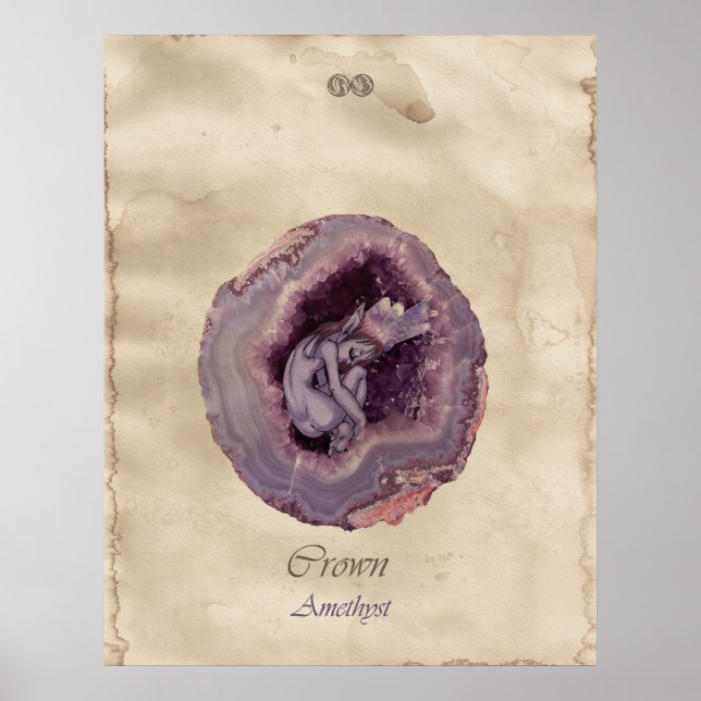 PÔSTER CHAKRA FAE - CROWN (Frente)