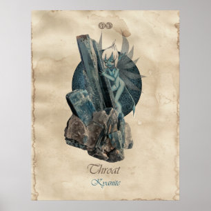 PÔSTER CHAKRA FAE - GARGANTA