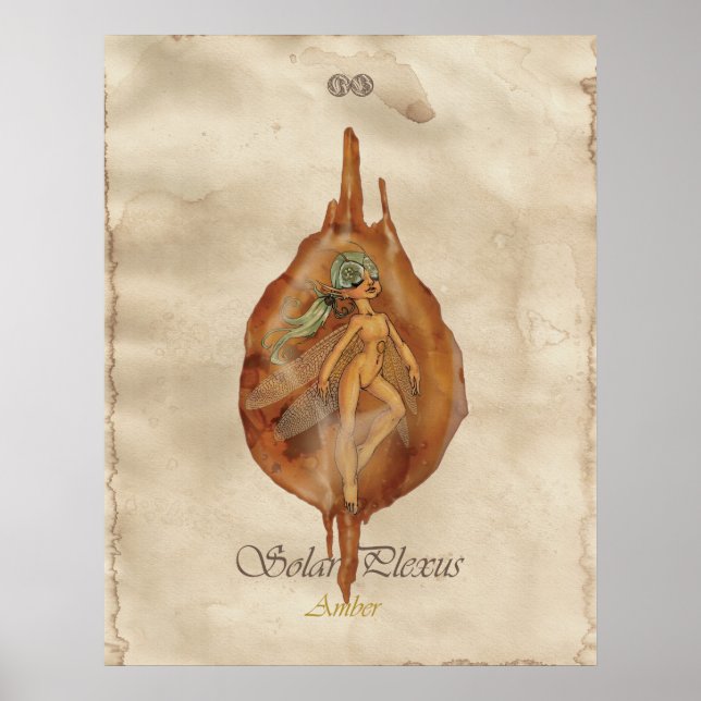PÔSTER CHAKRA FAE - PLEXO SOLAR (Frente)