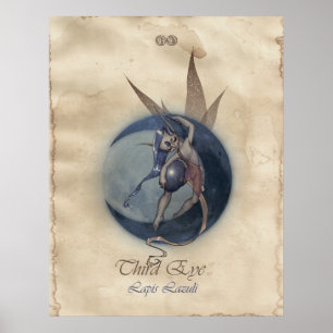 POSTER CHAKRA FAE - TERCEIRO OLHO