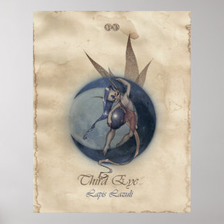 POSTER CHAKRA FAE - TERCEIRO OLHO