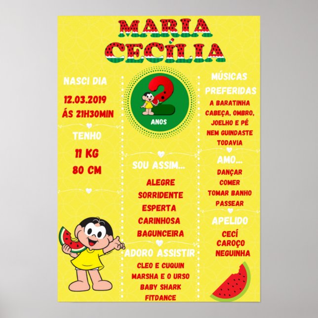 Poster Chalkboard (Frente)