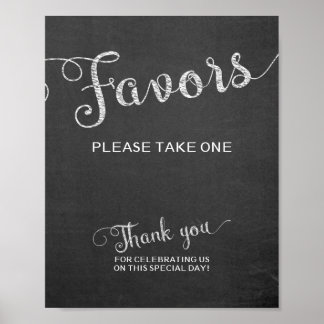 Poster Chalkboard Favorece Sinal De Casamento Por Favor P