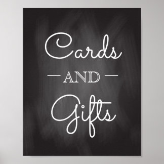 Poster Chalkboard Wedding Sign | Cartões e presentes