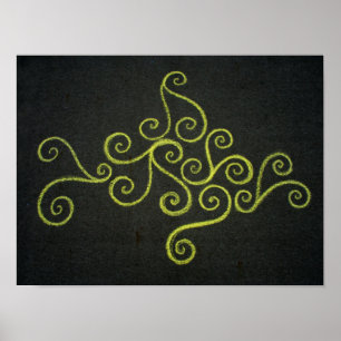 Pôster Chalkie Yellow Sea