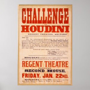 Pôster Challenge Houdini