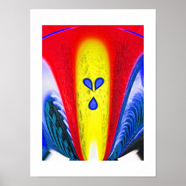 Poster Chama dourada (Frente)