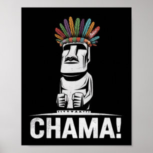 Poster Chama Fighter Mma Fan Jjb Boxing Muay Thai Kickbox