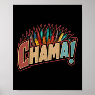 Poster Chama Paotan Mma Fan Jjb Boxing Muay Thai Kickboxi