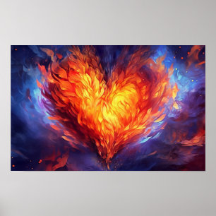 Poster Chama Sagrada do Amor