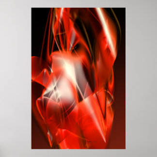 Pôster chama vermelha v1