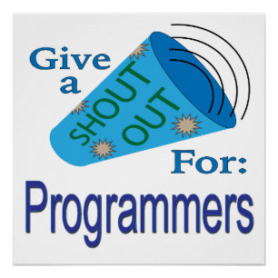 Pôster Chamada para Programadores