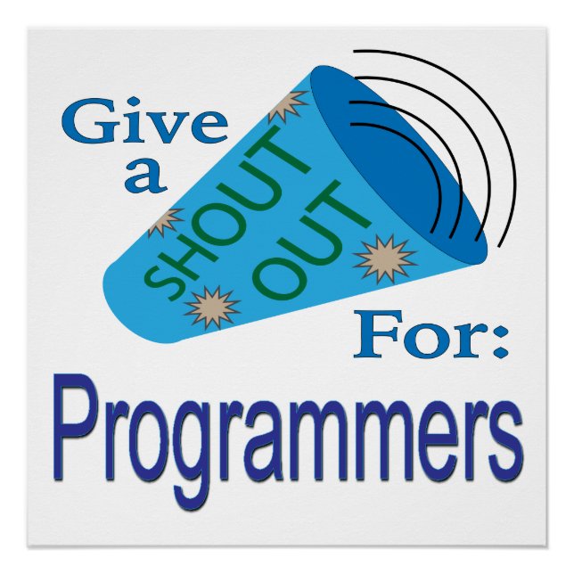 Pôster Chamada para Programadores (Frente)