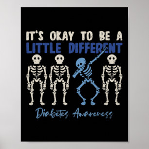 Poster Chamada Skeleton T1d Guerreiro de Sensibilização p