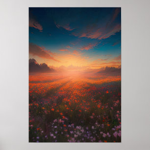 Poster Chamas da Natureza, Sunset Majestoso