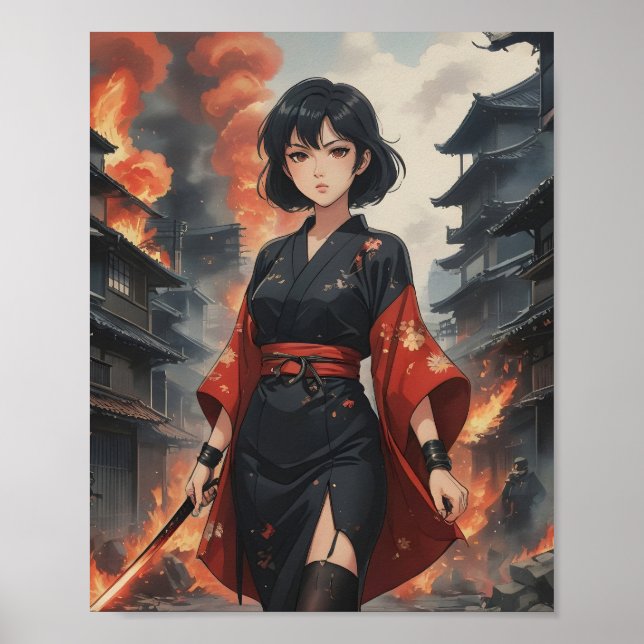 Poster chamas de resolução 3 (Frente)