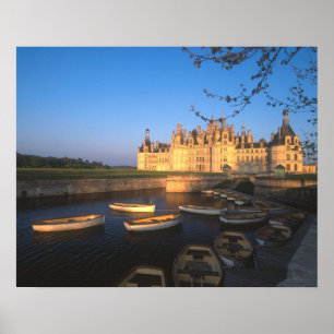 Poster Chambord Chateau, Loire Valley, Loir-et-Cher,