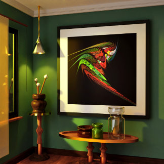 Poster Chameleon Abstrato Art