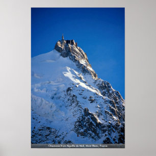 Pôster Chamonix de Aiguille de Midi, Mont Blanc, France