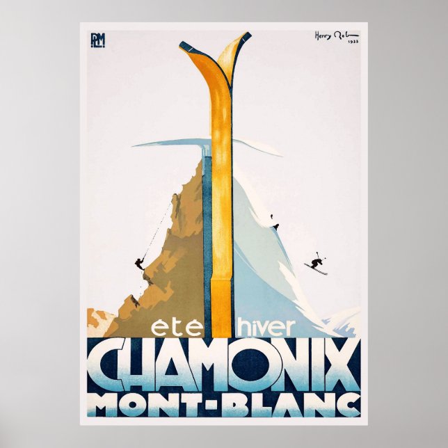 Poster Chamonix Mont Blanc (Frente)
