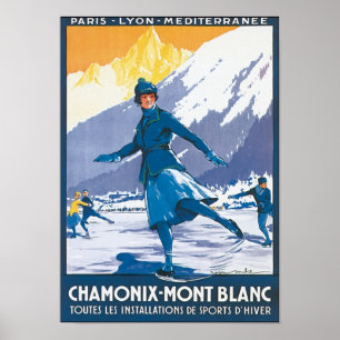 Poster Chamonix Mont Blanc