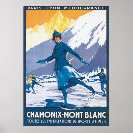 Poster Chamonix - Mont Blanc