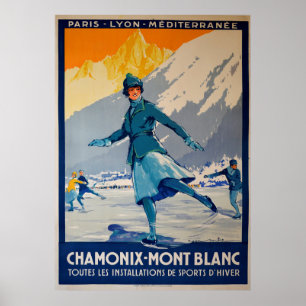 Pôster Chamonix - Monte Branco