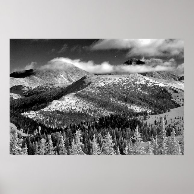 Pôster Champagne Snowscape (Frente)