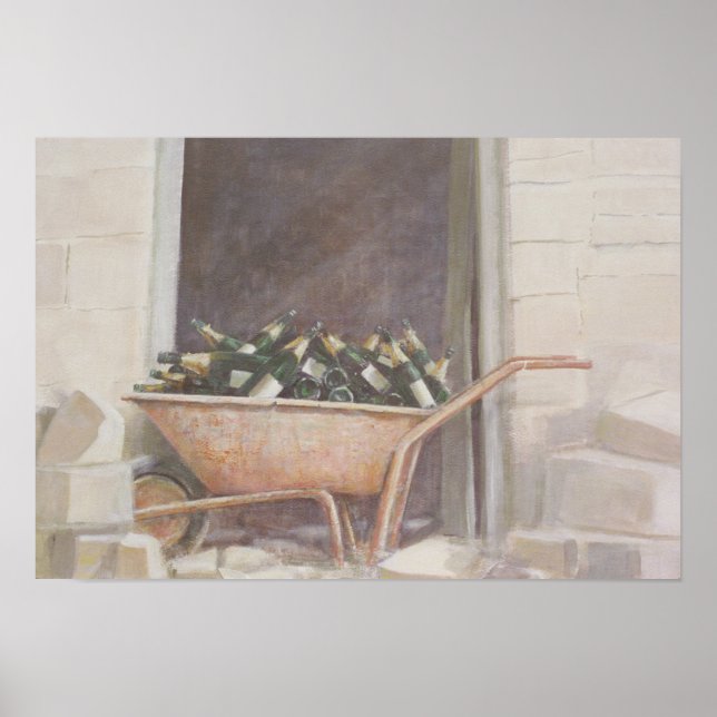 Poster Champagne Wheelbarrow 1985 (Frente)