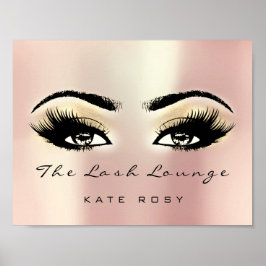Poster Champaigne Makeup Artist Beauty Studio Lashes