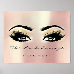 Poster Champaigne Makeup Artist Beauty Studio Lashes