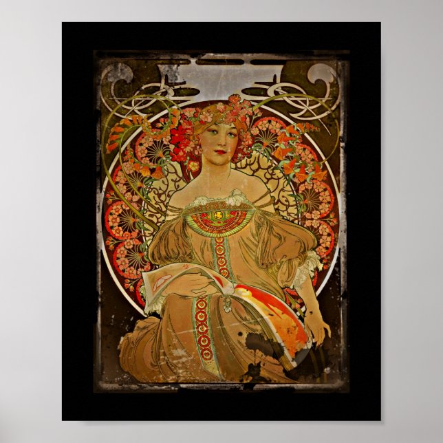 Pôster Champanhe GIrl c1897 (Frente)