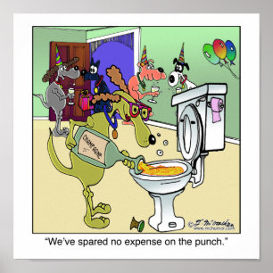 Poster Champanhe no Banheiro