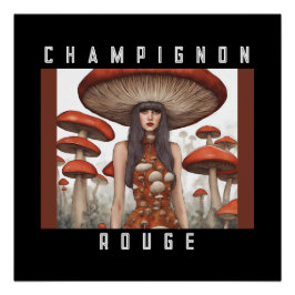 Pôster Champignon Rouge
