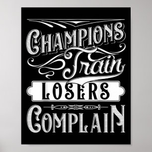 Poster Champions Train Perdedores Querem Quitação de Malh
