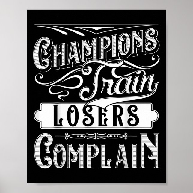 Poster Champions Train Perdedores Querem Quitação de Malh (Frente)