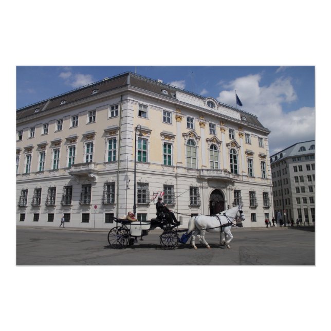 Pôster Chancelaria Federal Austríaca em Ballhausplatz (Frente)