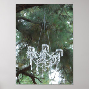 Poster Chandelier de Casamento Externo nos Pinheiros