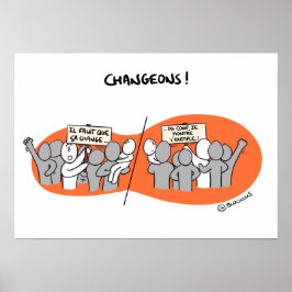 Poster "Changeons par l’exemple!"