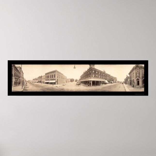 Pôster Chanute, Kansas Photo 1909 (Frente)