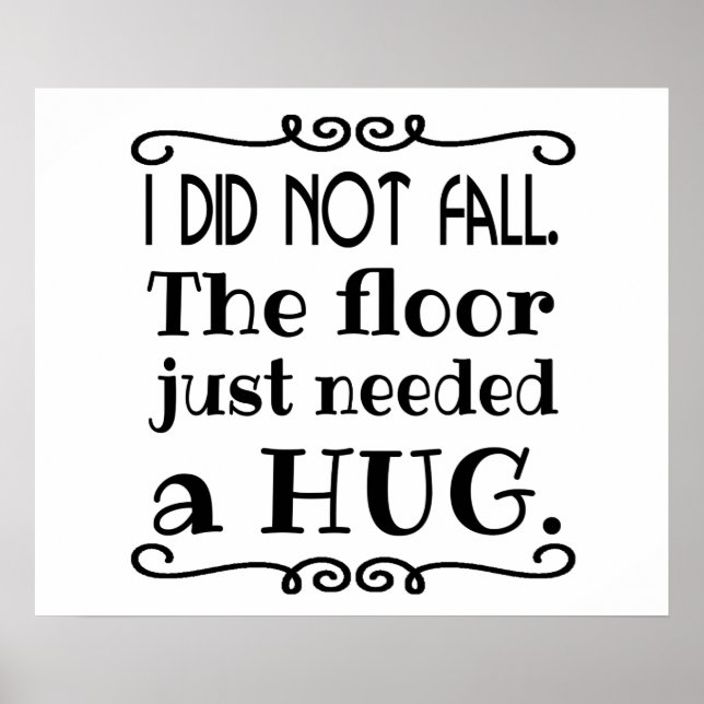 Poster Chão Engraçado (Frente)