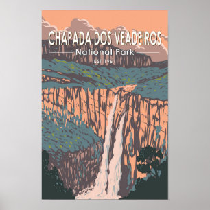 Poster Chapada dos Veadeiros Parque Nacional do Brasil Vi