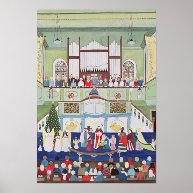 Poster Chapel Metodista de Mousehole Cornwall (Frente)