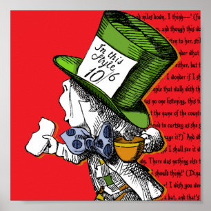 Poster Chapeleiro Louco