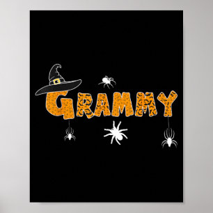 Poster Chapéu de bruxa engraçado de Halloween Camisa Boo 