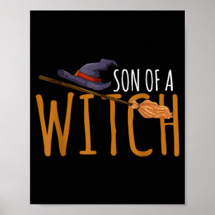 Poster Chapéu de halloween do filho da bruxa