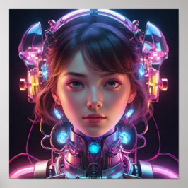 Poster Chapéus De Luz Neon-Lit